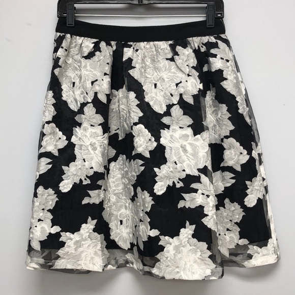 Piperlime Collection Sheer Floral Skirt - Picture 1 of 6
